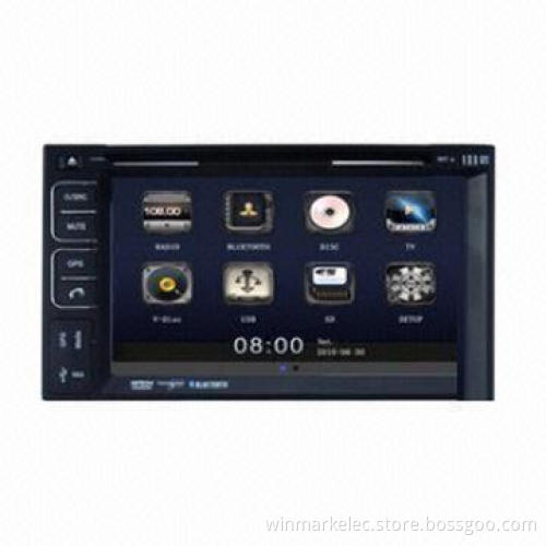 6.2-inch In-dash 2-DIN Universal Car DVD GPS Navigation with BT, Radio and iPod Port